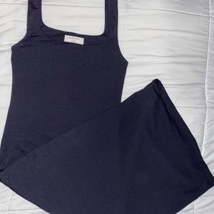 BNWOT Aritzia Babaton midi dress XS black